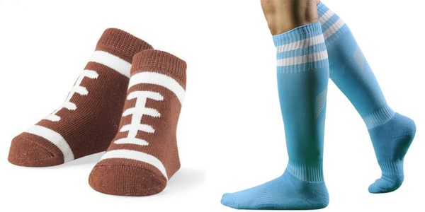 spandex football socks